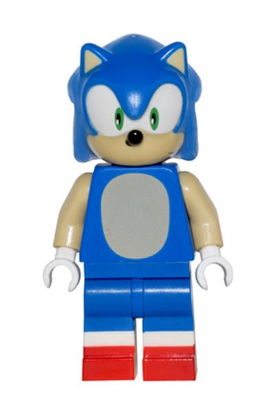 Sonic the Hedgehog - Tan Face and Arms, Grin to Left
