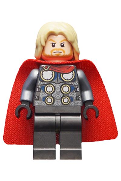 Thor - Spongy Cape with Single Hole, Pearl Dark Gray Legs