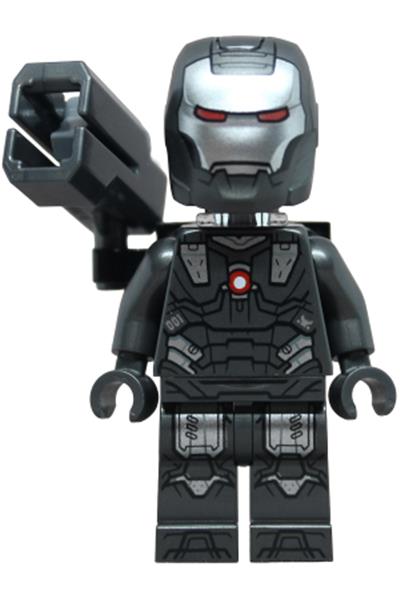 War Machine - Pearl Dark Gray and Silver Armor with Neck Bracket, Ingot, Plate with Clip and Shooter