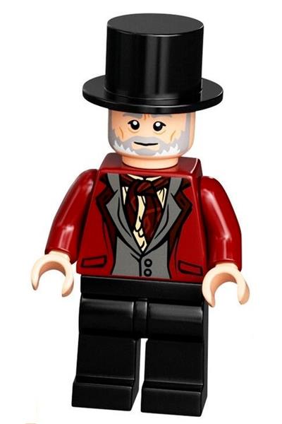 Wizard - HP Wizarding World Male, Black Top Hat, Dark Red Suit, Black Legs