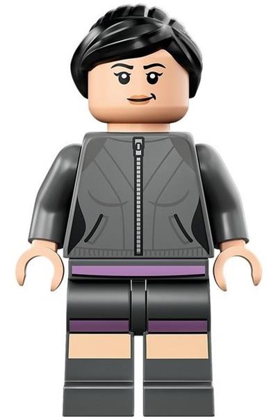 Yasmina 'Yaz' Fadoula - Light Bluish Gray Jacket, Dark Bluish Gray Legs, Orange Life Jacket