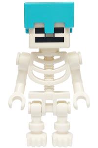 min178 Skeleton, Minecraft - Medium Azure Helmet