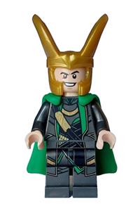 Loki - Pearl Dark Gray Suit, Flexible Rubber Cape