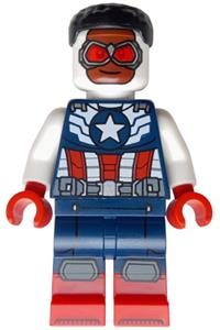 Captain America (Sam Wilson) - Dark Blue and White Suit