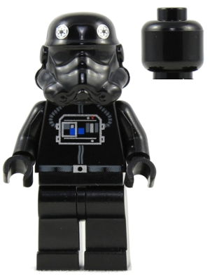 Imperial TIE Fighter/ Interceptor Pilot - Black Head
