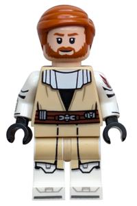 sw1424 Obi-Wan Kenobi - Clone Wars, Printed Arms and Legs (75432)
