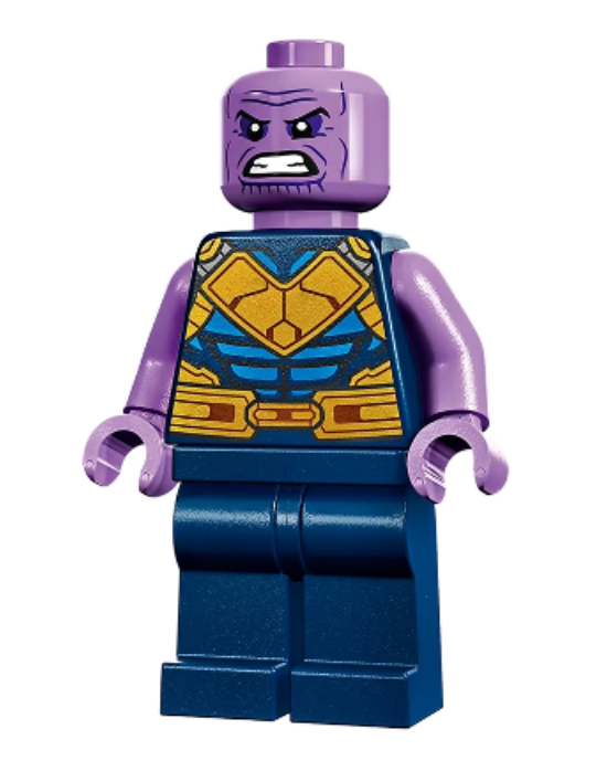 Thanos - Dark Blue Legs Plain, Medium Lavender Arms