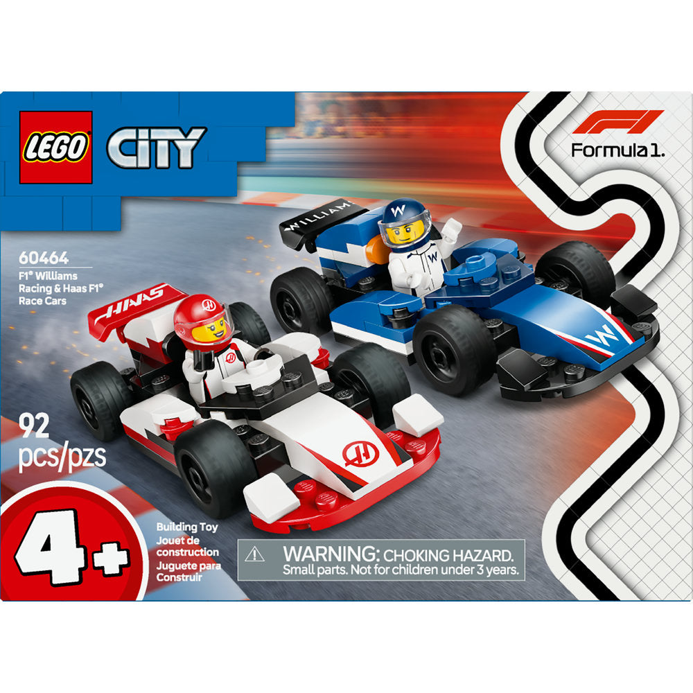 60464 LEGO® F1® Williams Racing & Haas F1® Race Cars