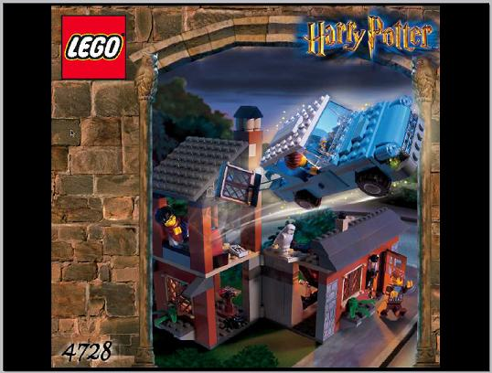 LEGO® 4728 Escape from Privet Drive certified set