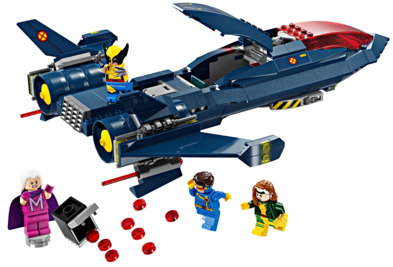 76281 X-men X-jet (Used Set)