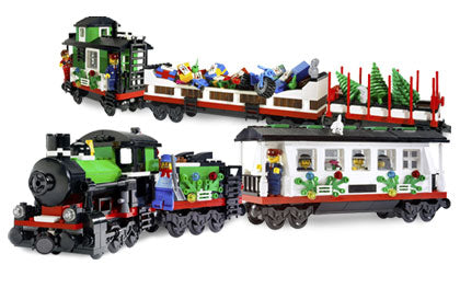 Used Set 10173 Holiday Train (No Instruction Manual or Box)