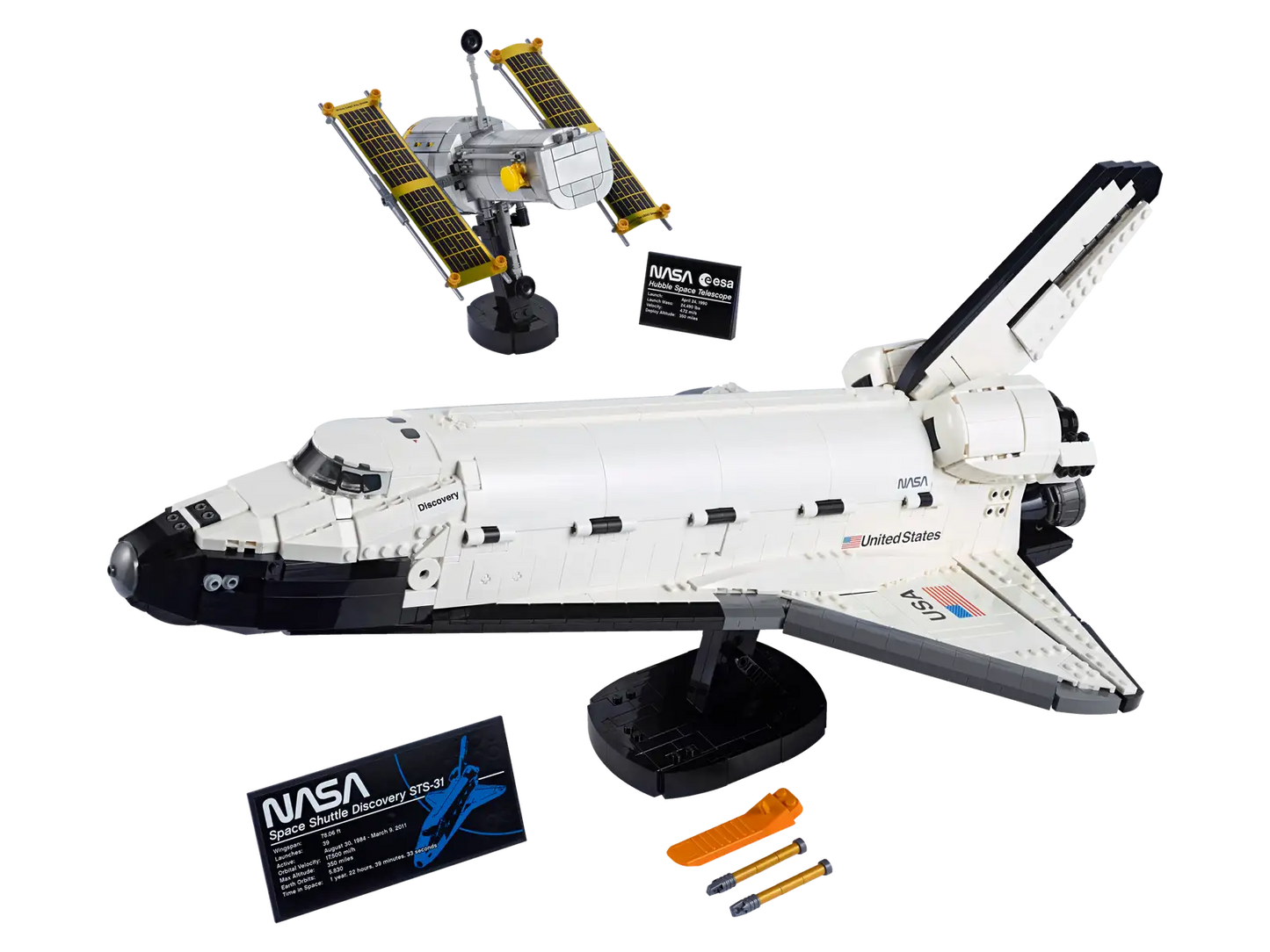 10283 LEGO® NASA Space Shuttle Discovery Used Set (Incomplete)