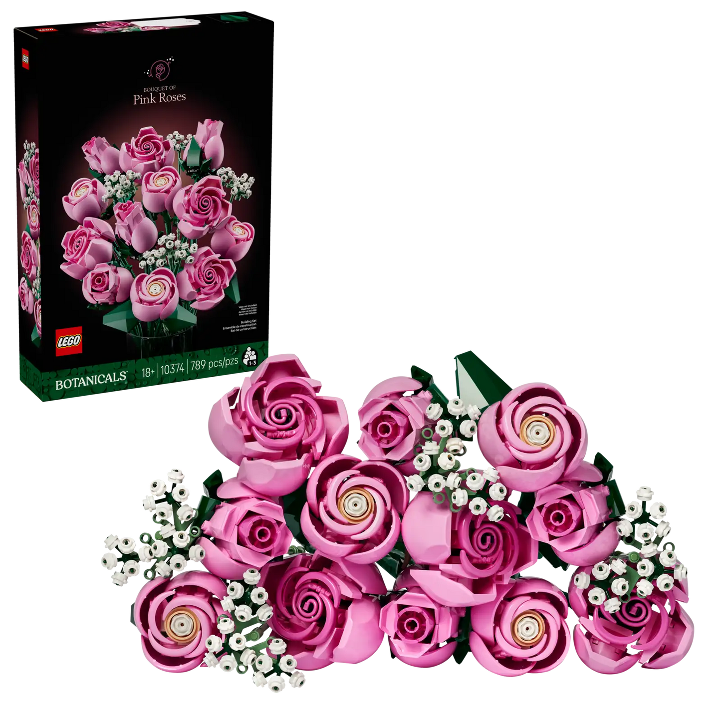 10374 LEGO® Bouquet of Pink Roses