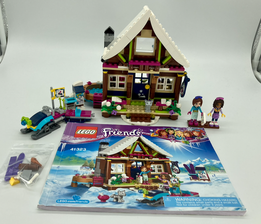 Used Set 41323 Snow Resort Chalet (With Instruction Manual, No Box)
