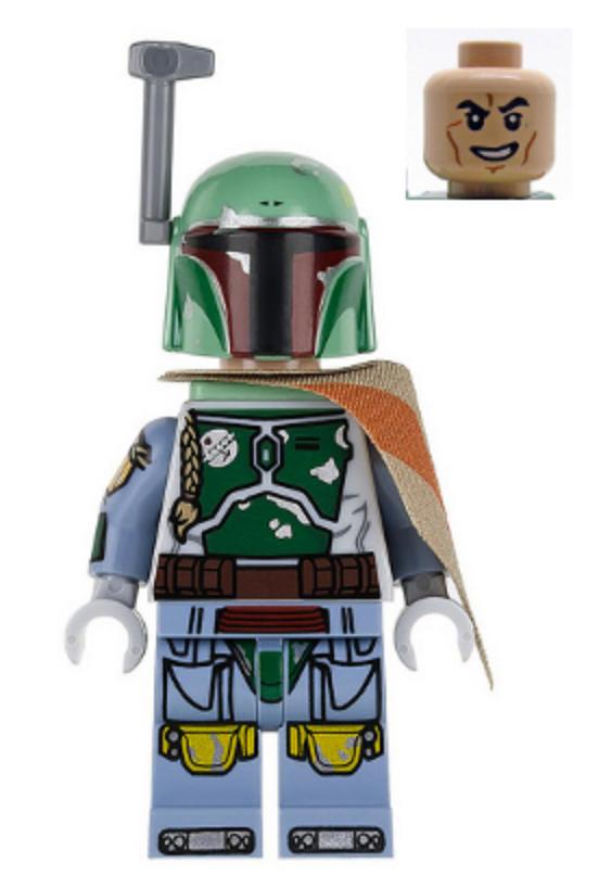 Boba Fett - Pauldron, Helmet, Jet Pack, Printed Arms and Legs – Bricks ...