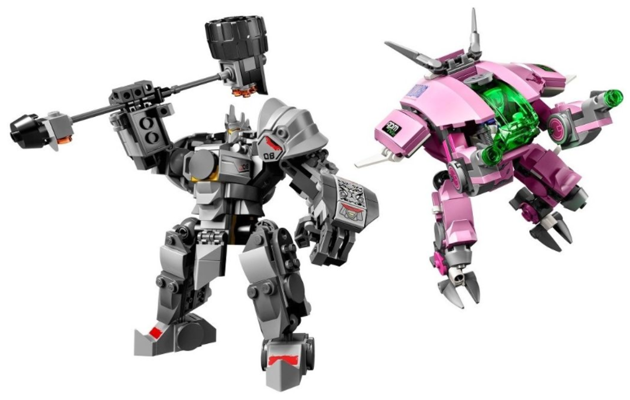 Used Set 75973 D.Va & Reinhardt (No Instruction Manual or Box)