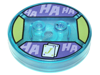 The Joker - Medium Azure Vest, Lime Bow Tie, Large Smile + Base