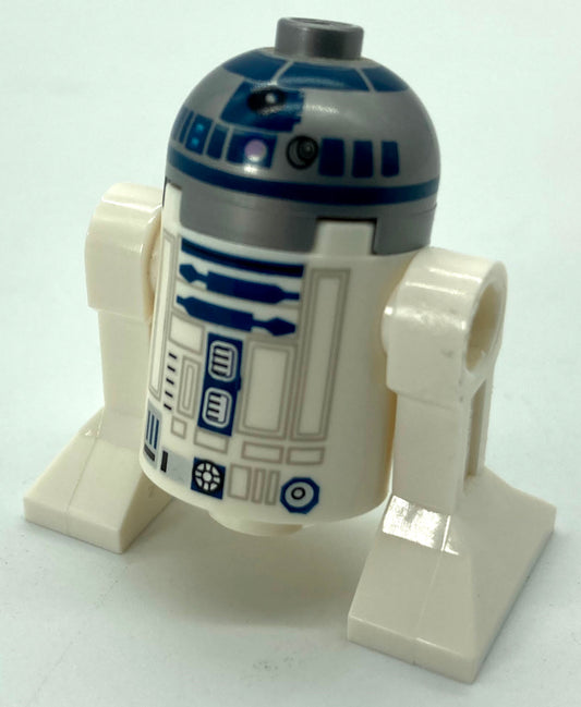Astromech Droid, R2-D2, Flat Silver Head, Dark Pink Dots and Large Receptor