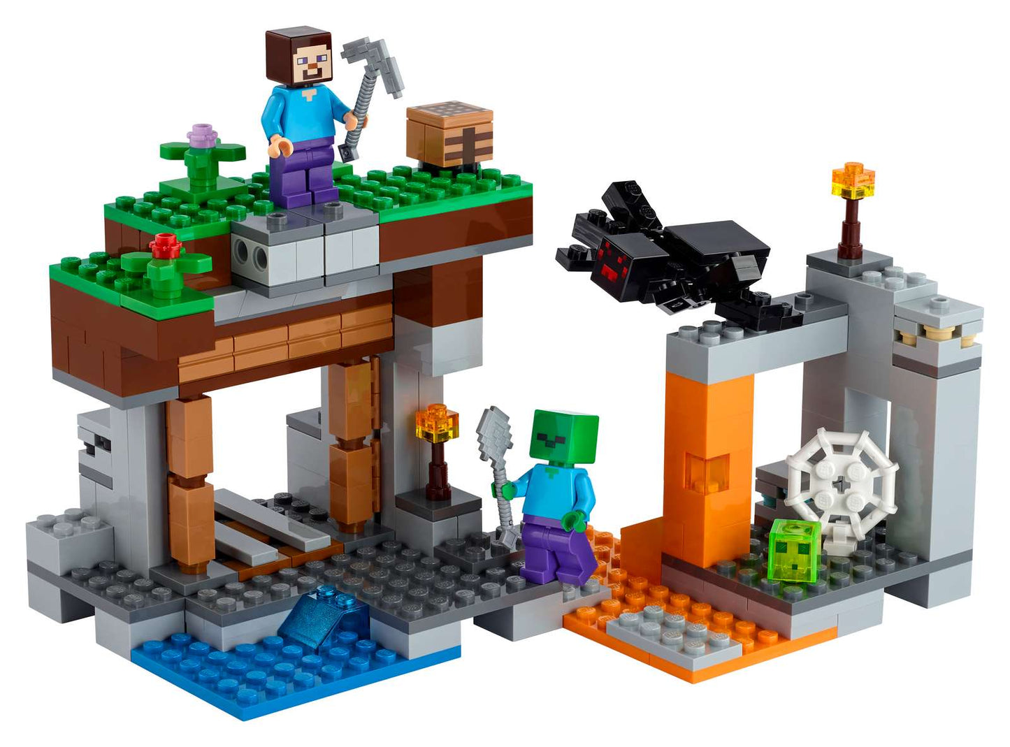 21166 LEGO® The "Abandoned" Mine Used Set