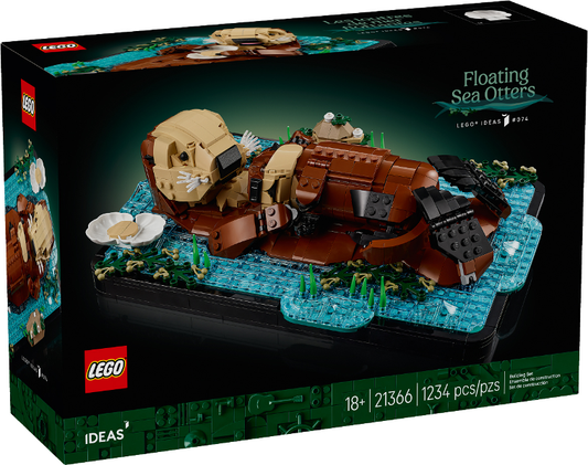 LEGO® 21366 Floating Sea Otters