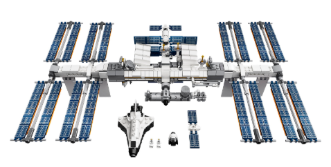 Used Set 21321 International Space Station (No Instruction Manual or Box)