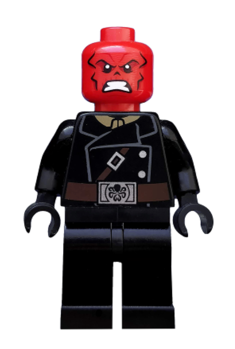 Red Skull - Dark Brown Belt