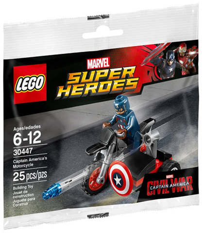 30447 LEGO® Captain America's Motorcycle polybag