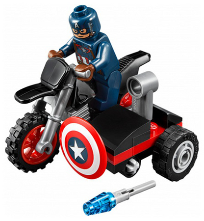 30447 LEGO® Captain America's Motorcycle polybag