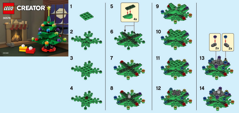 30576 LEGO® Holiday Tree Polybag