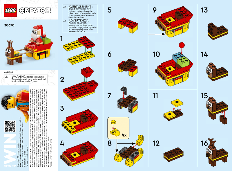 30670 LEGO® Santa's Sleigh Ride polybag