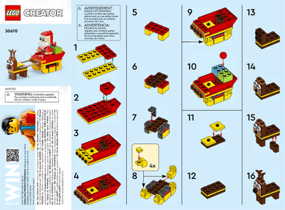 30670 LEGO® Santa's Sleigh Ride polybag