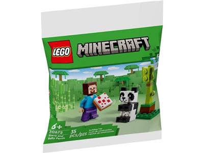 LEGO® 30672 Steve and Baby Panda polybag