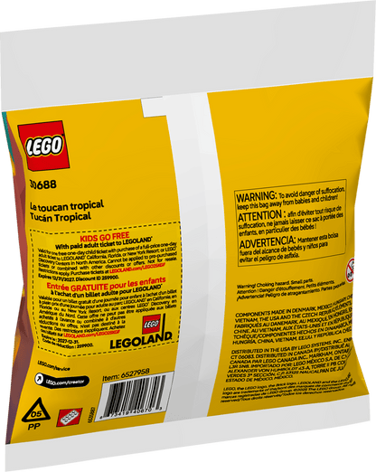 30688 LEGO® Tropical Toucan paper bag / polybag