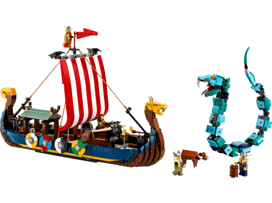 31132 LEGO® Viking Ship and the Midgard Serpent Used Set