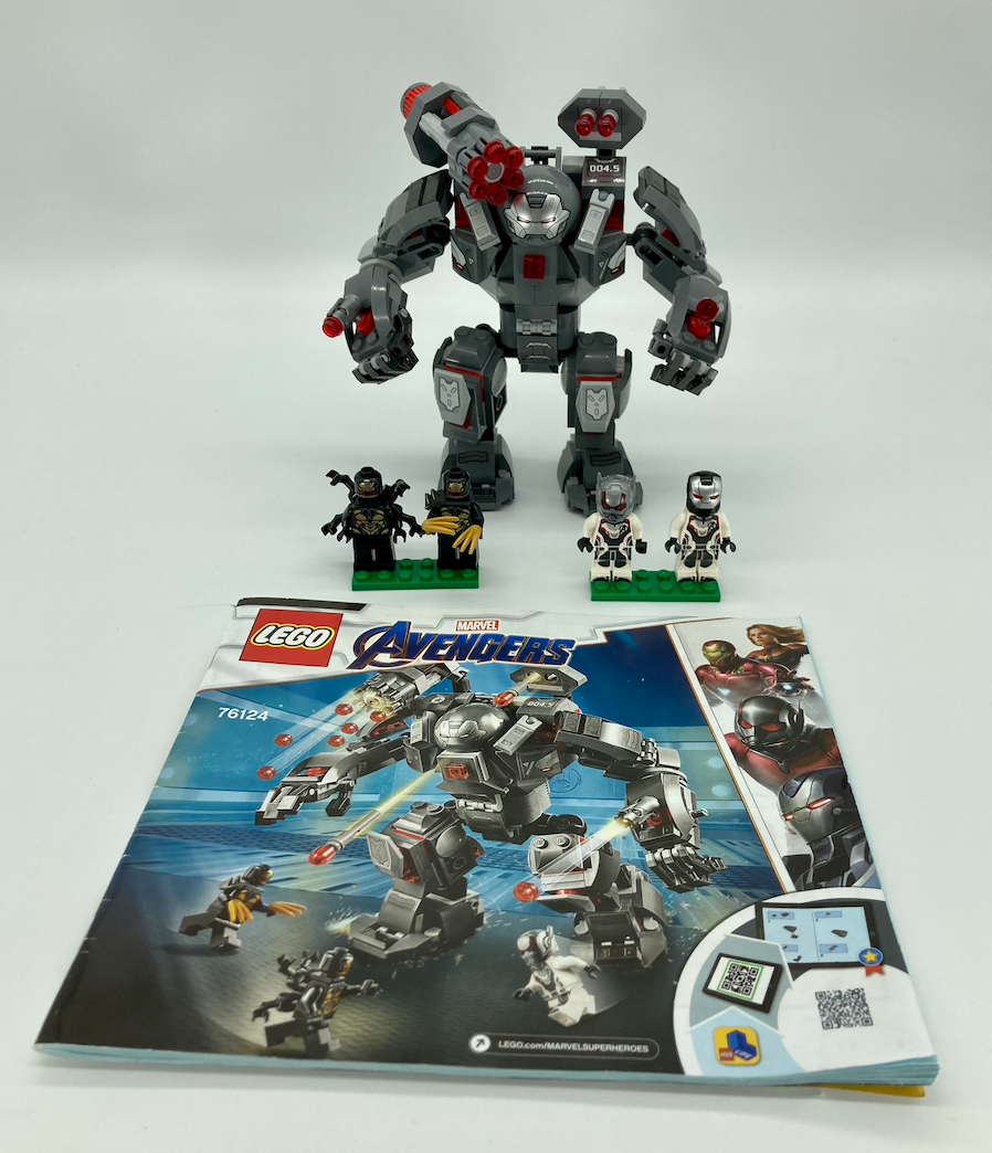 Used Set 76124 War Machine Buster (With Instruction Manual, No Box)
