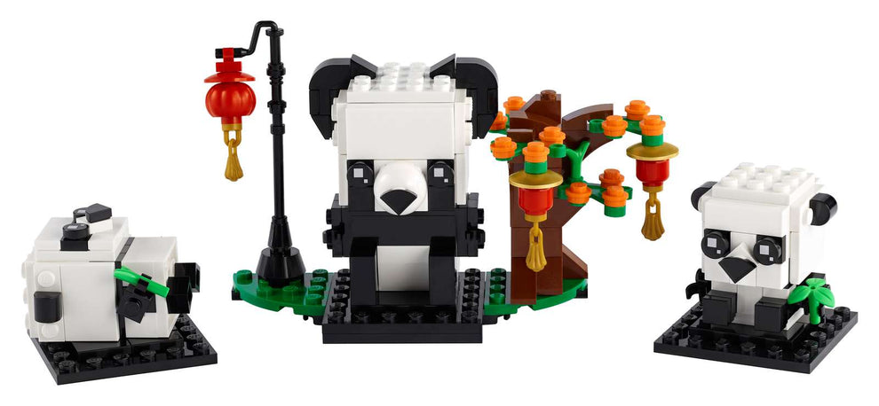 40466 LEGO® Chinese New Year Pandas Used Set – Bricks & Minifigs Littleton