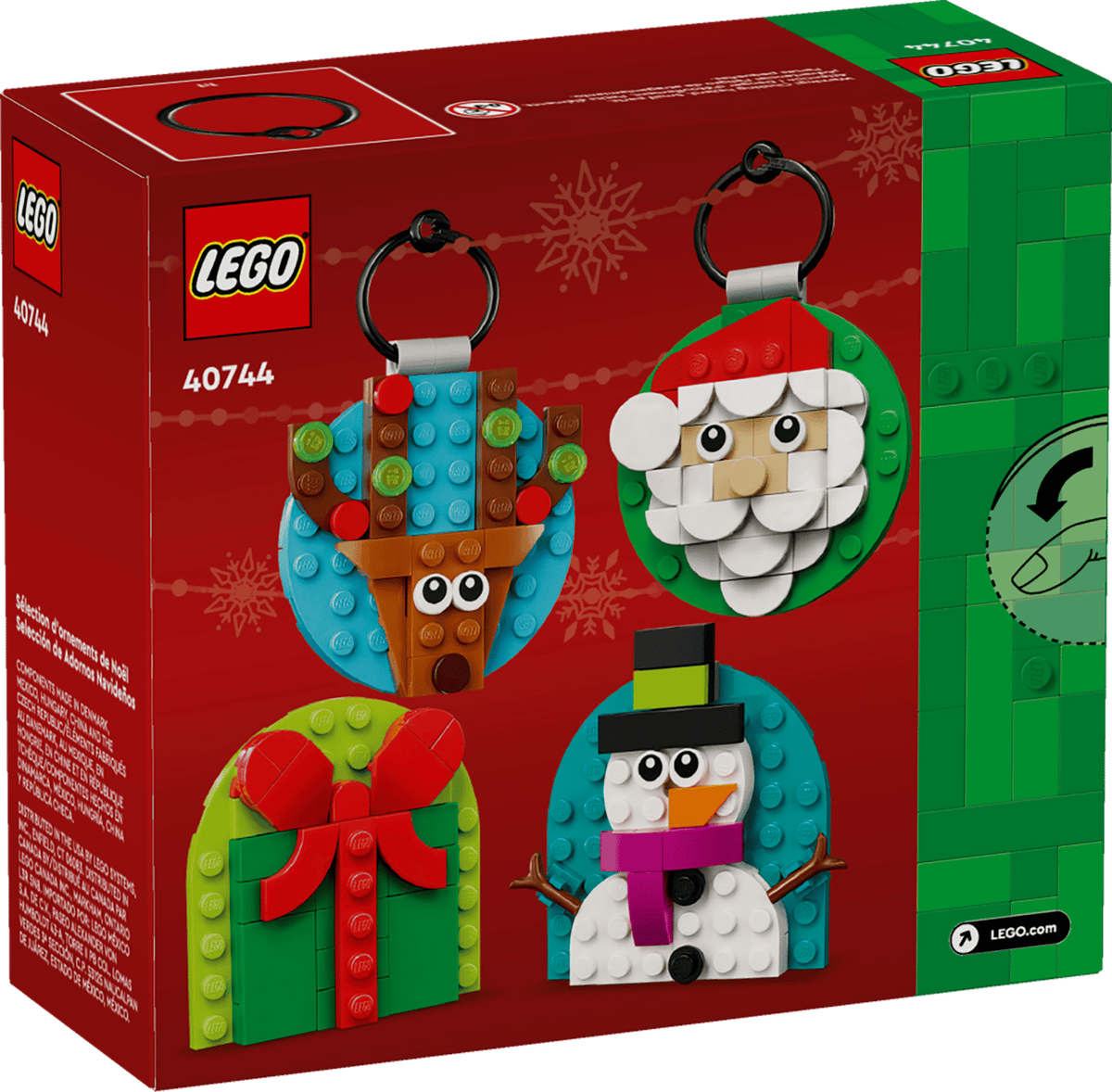 40744 LEGO® Christmas Ornament Selection