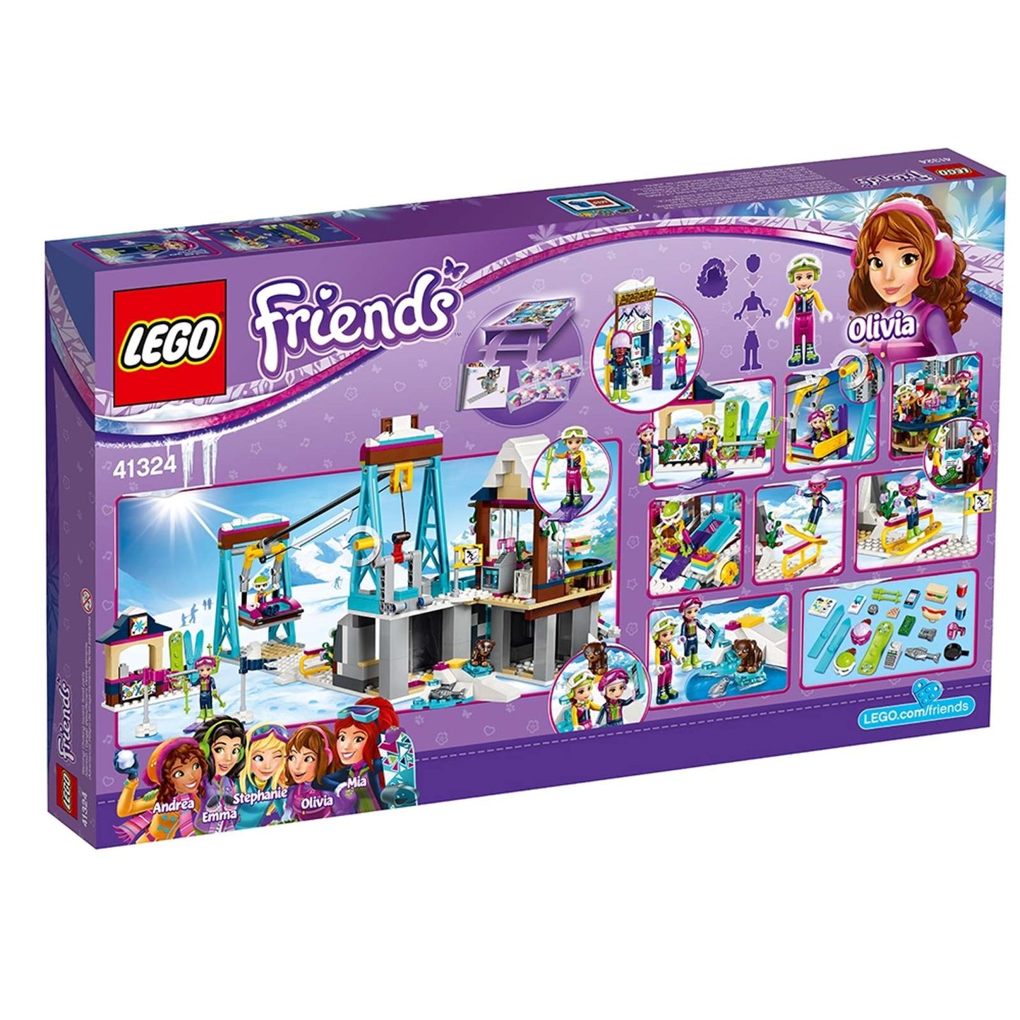 LEGO® 41324 Snow Resort Ski Lift