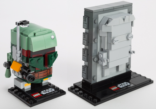 41498 Boba Fett & Han Solo in Carbonite - New York Comic-Con 2017 Exclusive Used Set
