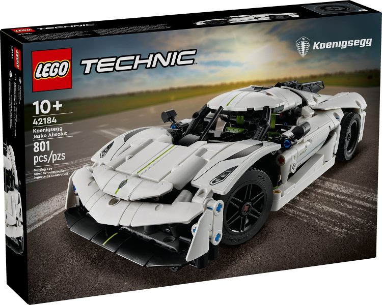 42184 LEGO® Koenigsegg Jesko Absolut White Hypercar
