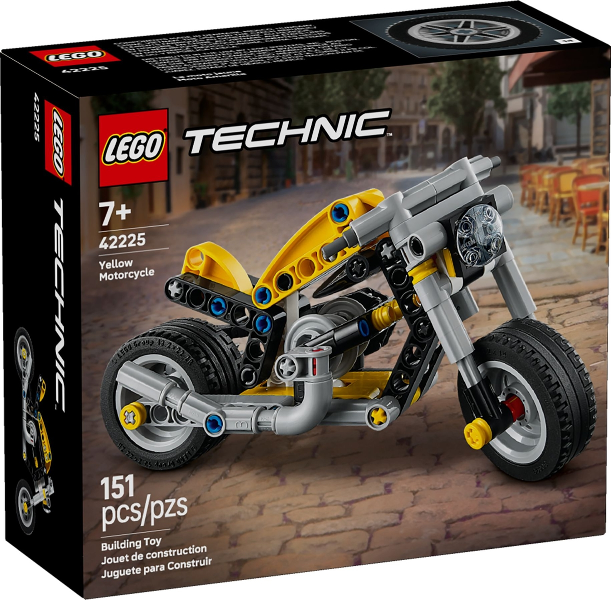 LEGO® 42225 Yellow Motorcycle