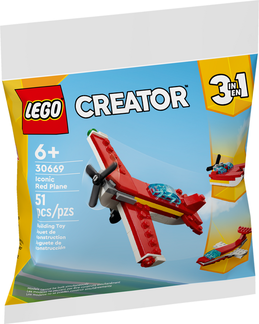 30669 Iconic Red Plane (IN-STORE PICKUP ONLY)