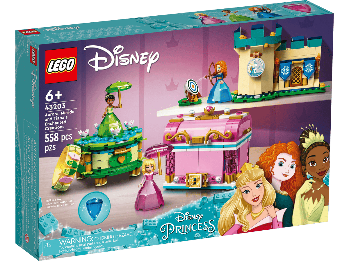 43203 LEGO® Aurora, Merida and Tiana’s Enchanted Creations