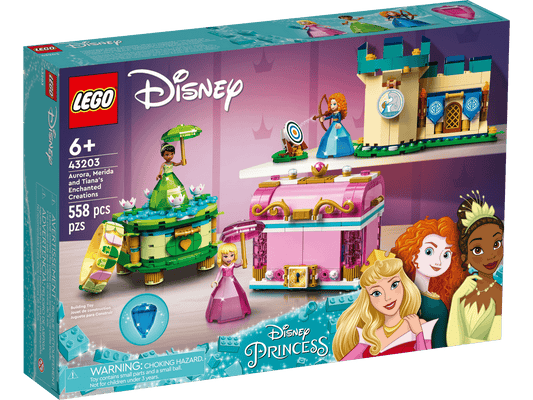 43203 LEGO® Aurora, Merida and Tiana’s Enchanted Creations