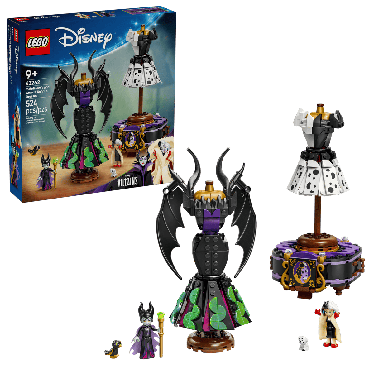 43262 LEGO® Maleficent's and Cruella de Vil's Dresses