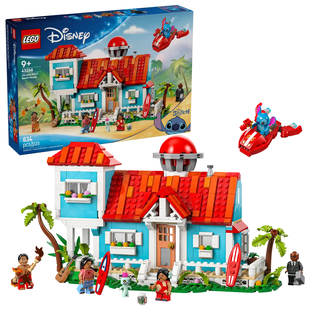 43268 LEGO® Lilo and Stitch Beach House