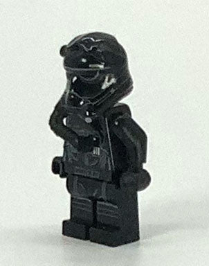 First Order TIE Fighter Pilot, Two White Lines on Helmet