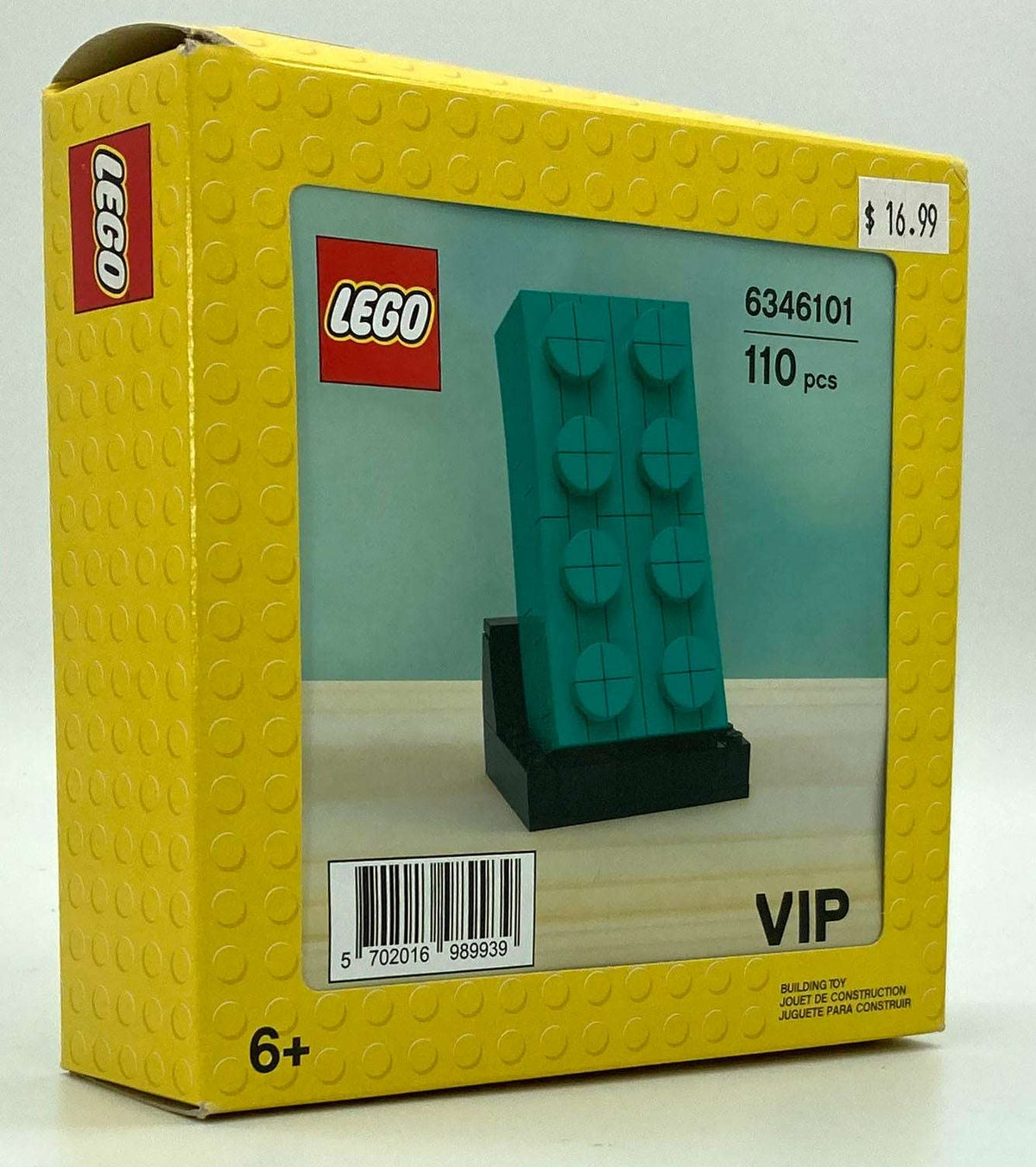 5006291 LEGO® Buildable 2 x 4 Dark Turquoise Brick
