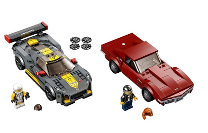 LEGO® 76903 Chevrolet Corvette C8.R Race Car and 1968 Chevrolet Corvette (RETIRED SET)