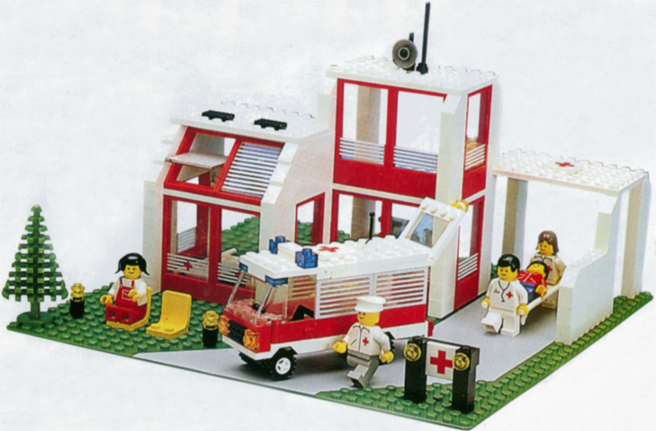 LEGO® 6380 Emergency Treatment Center (St. Mary's Hospital) Used Set